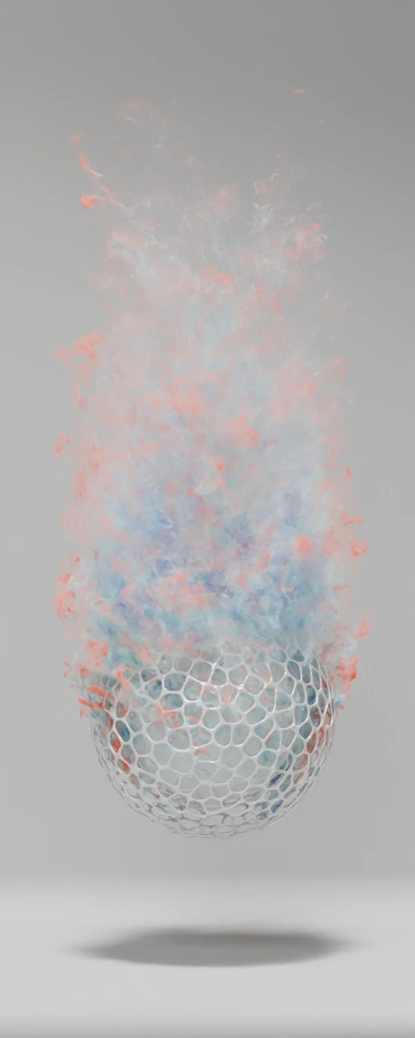 Porous organic geometry: frame 2