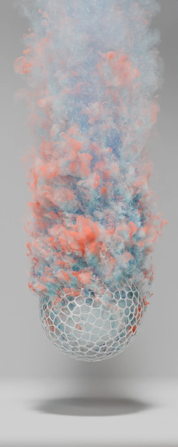 Porous organic geometry: frame 3